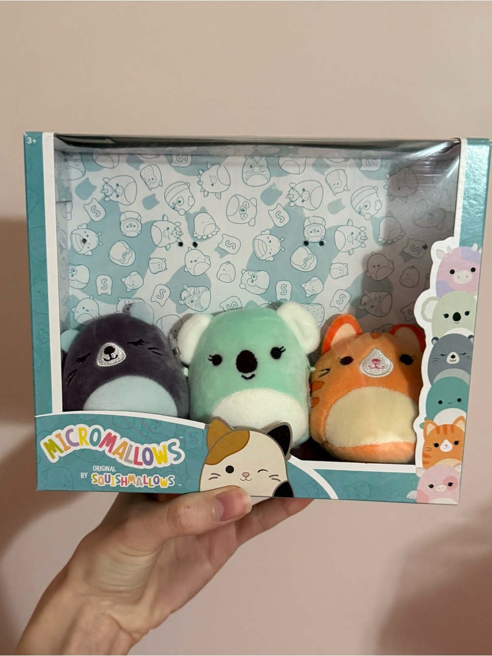 Squishmallows Micromallows Plush Trio - Cat, Koala, and Beaver